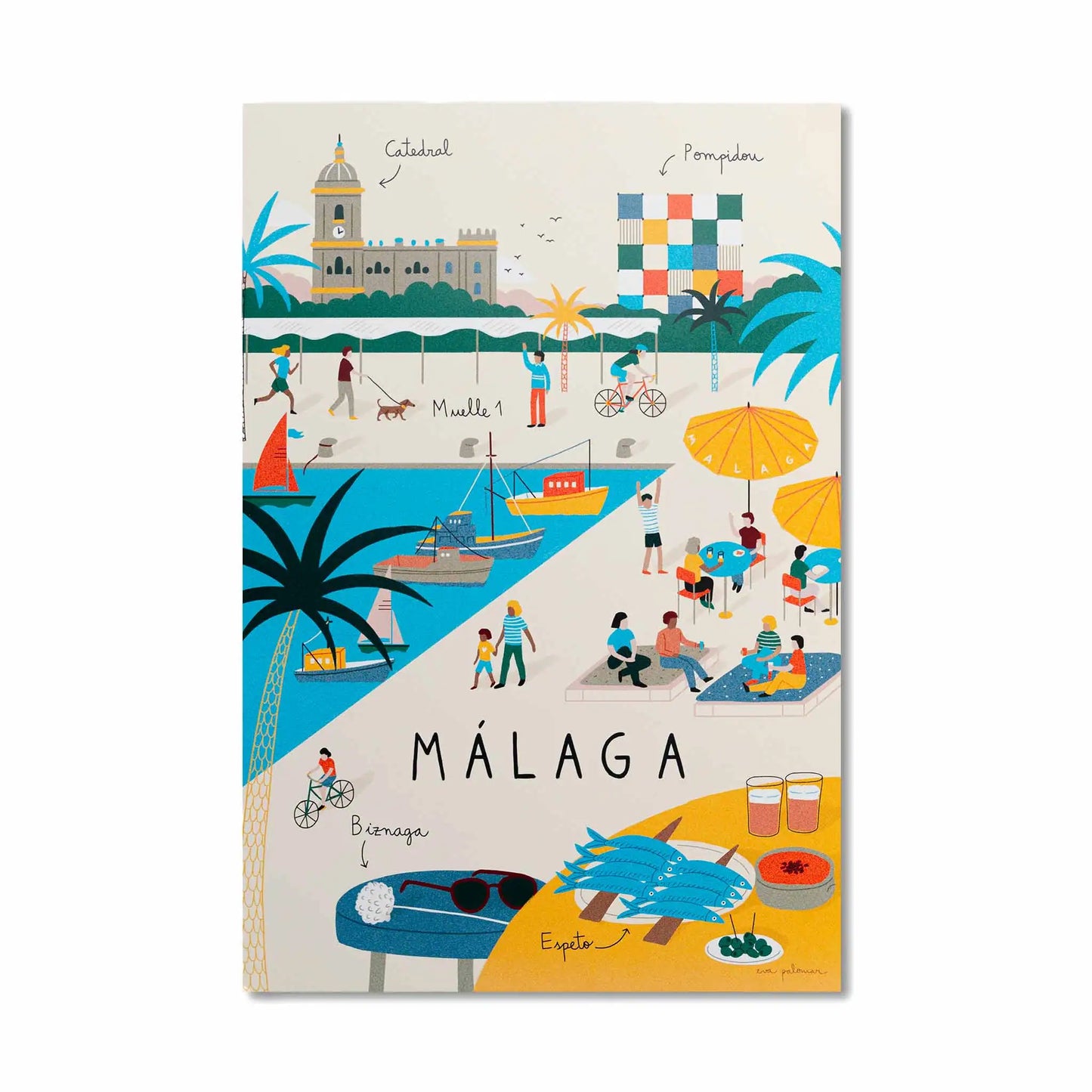 Lámina Muelle 1 Málaga