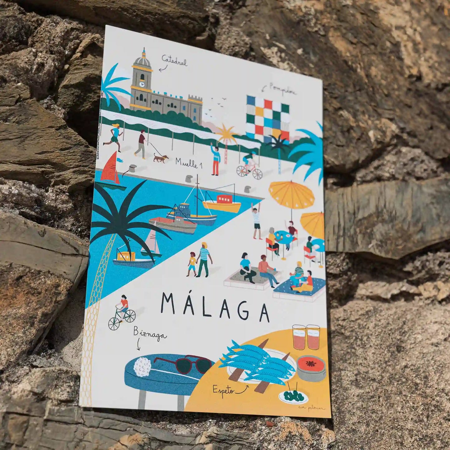 Lámina Muelle 1 Málaga