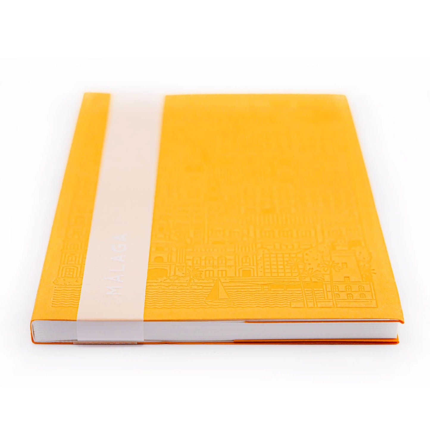Libreta The City Works Málaga amarillo