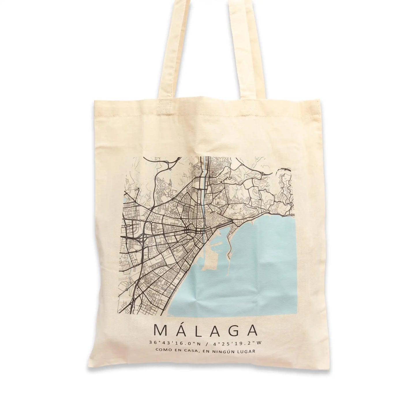 Tote Bag Mapa Málaga