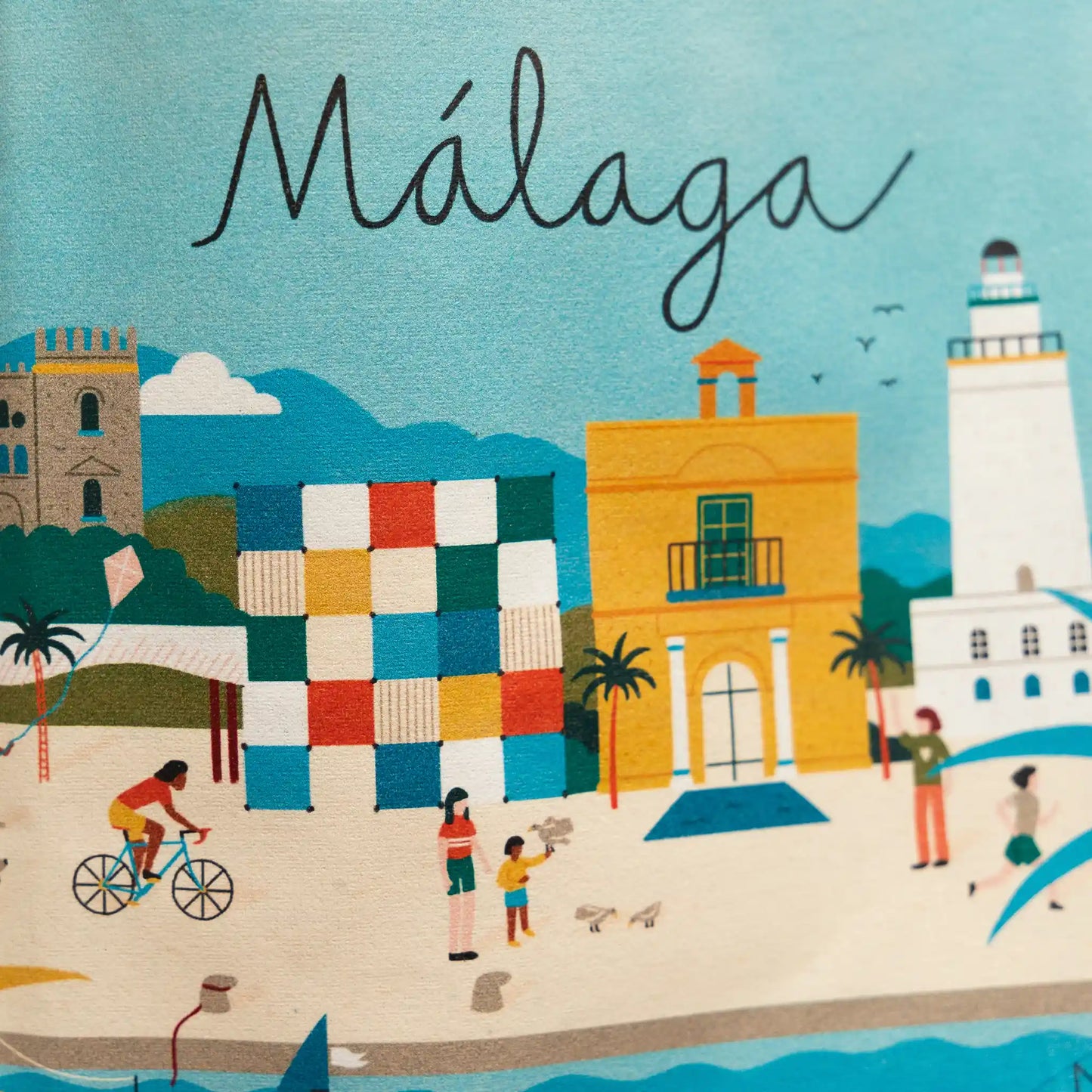 Tote Bag Muelle Uno Malaga Skyline