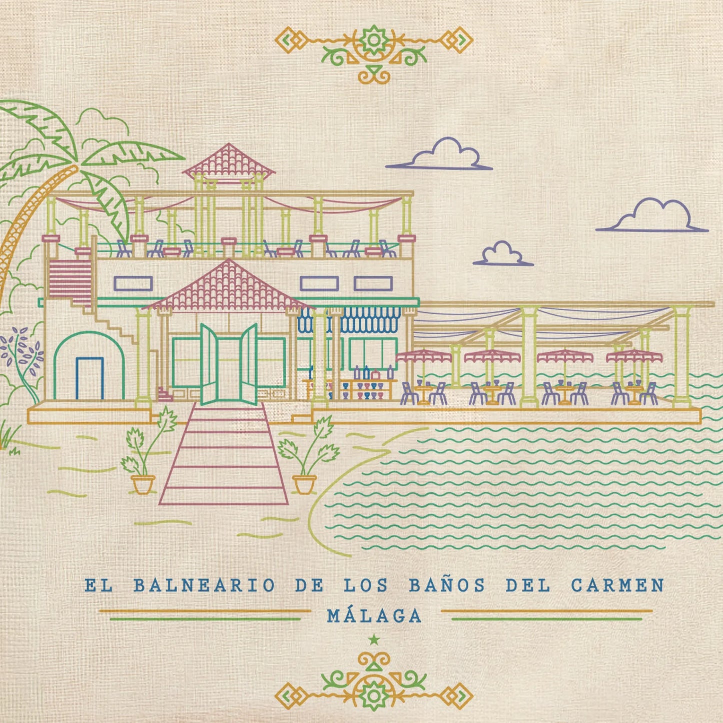 Tote Bag Baños del Carmen (vm)