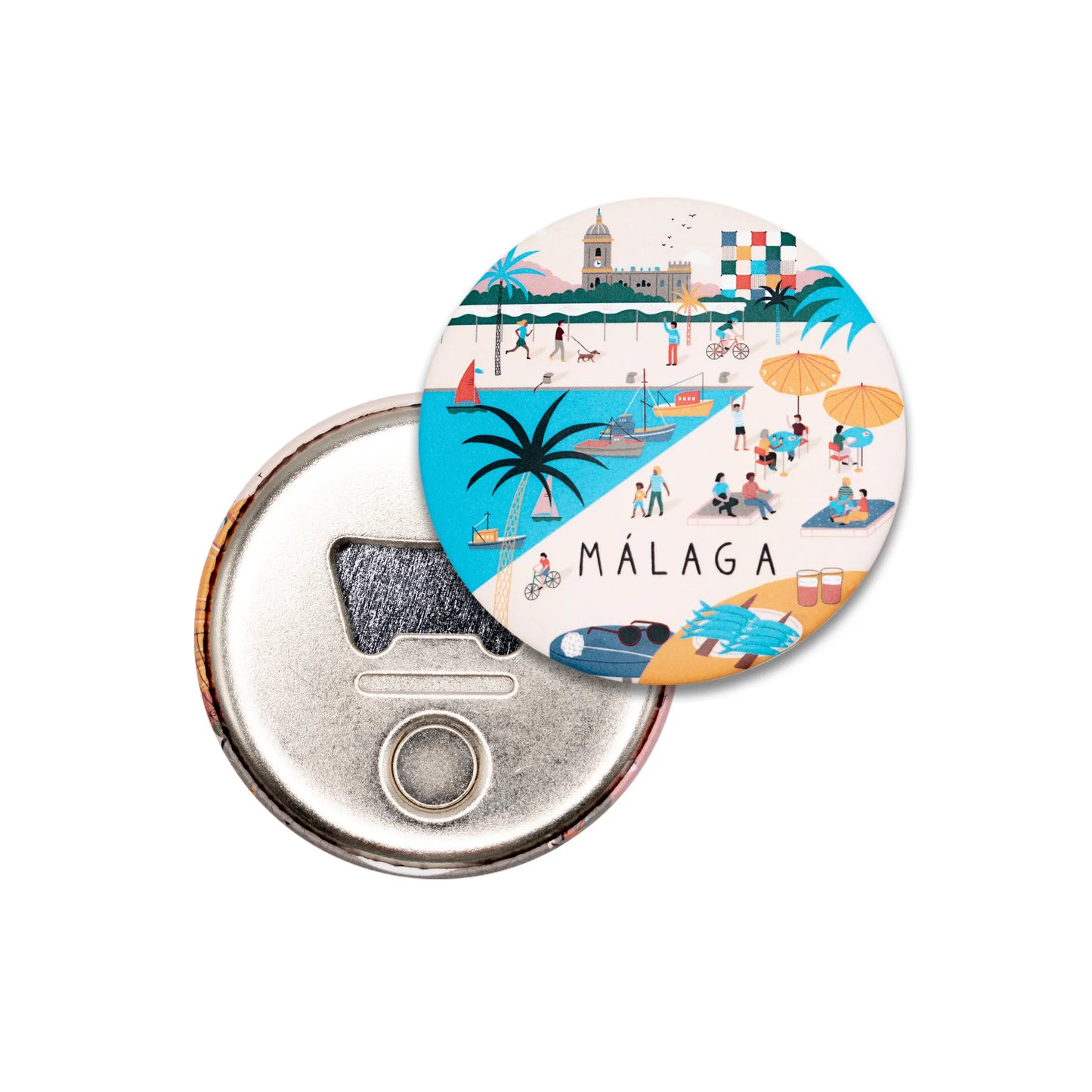 Bottle Opener Magnet Muelle Uno Málaga