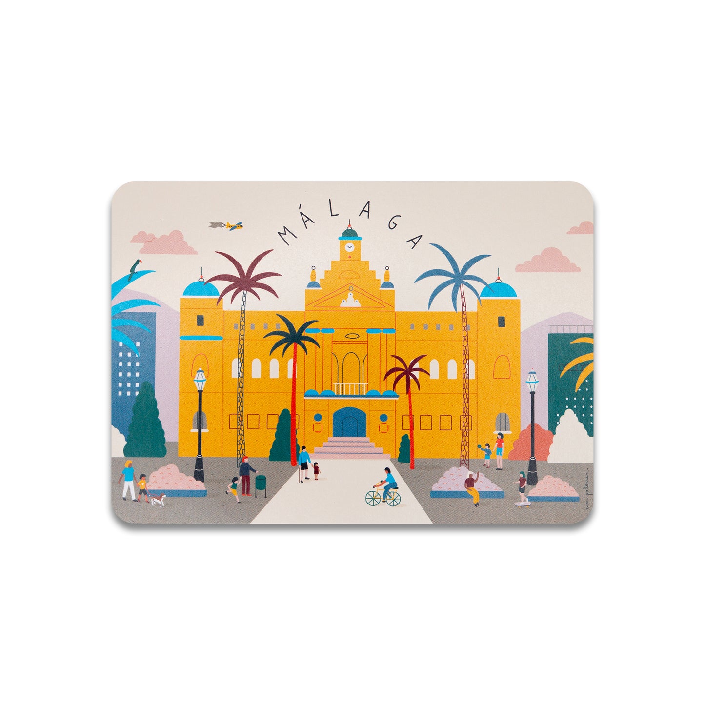 Postcard from Malaga City Hall
