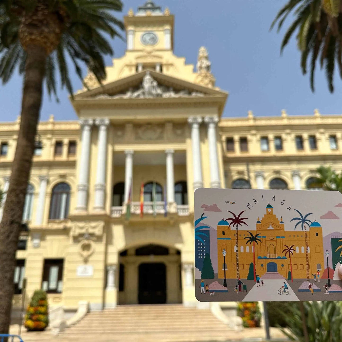 Postcard from Malaga City Hall