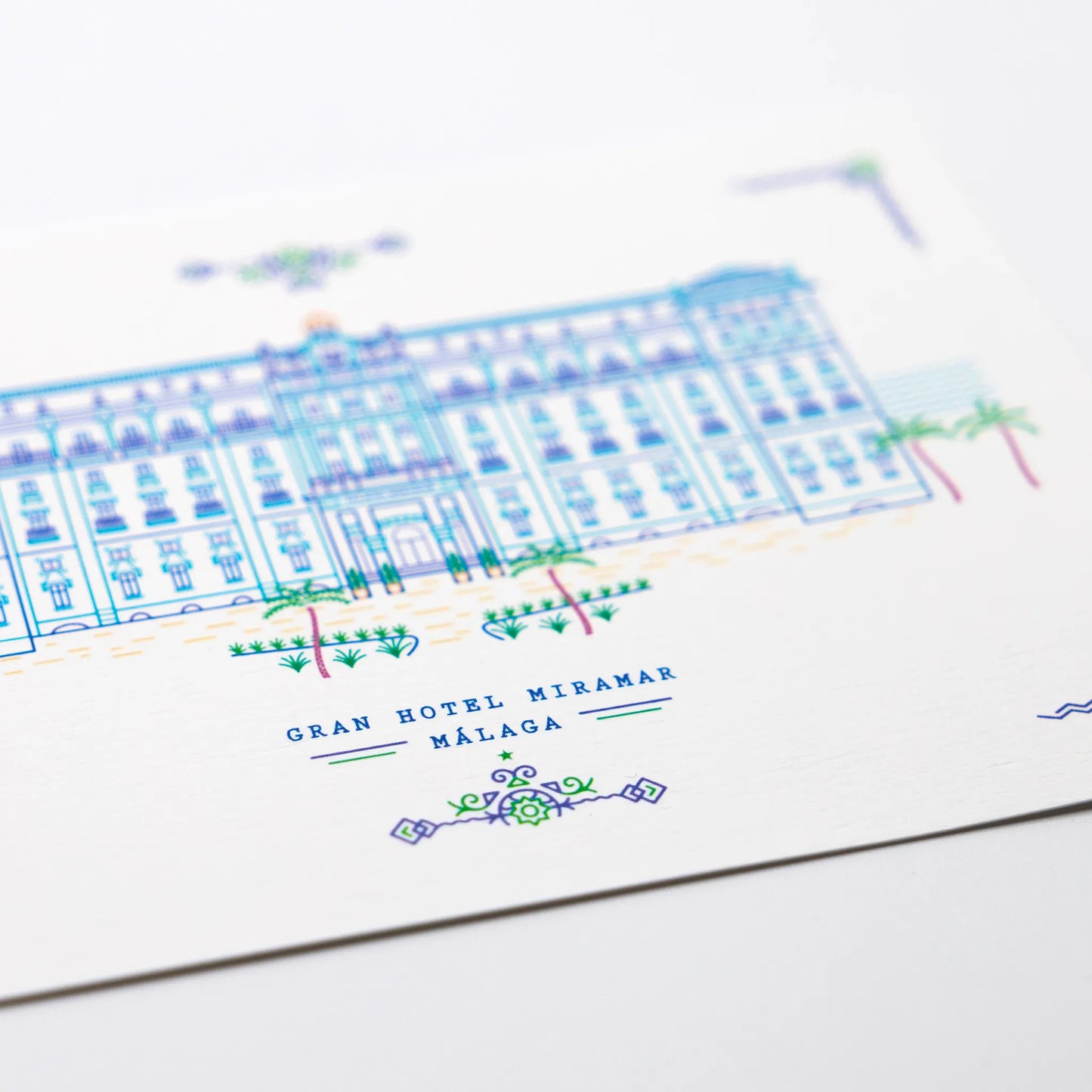 Postcard Grand Hotel Miramar Malaga