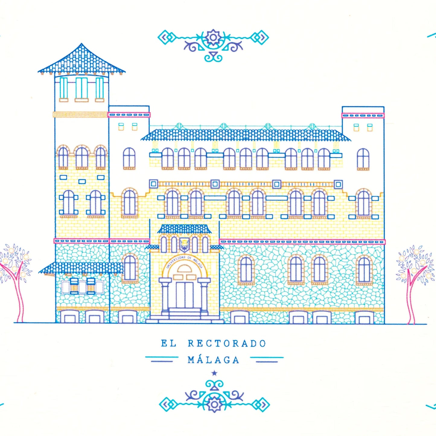 Postcard from the Rectorate of Malaga