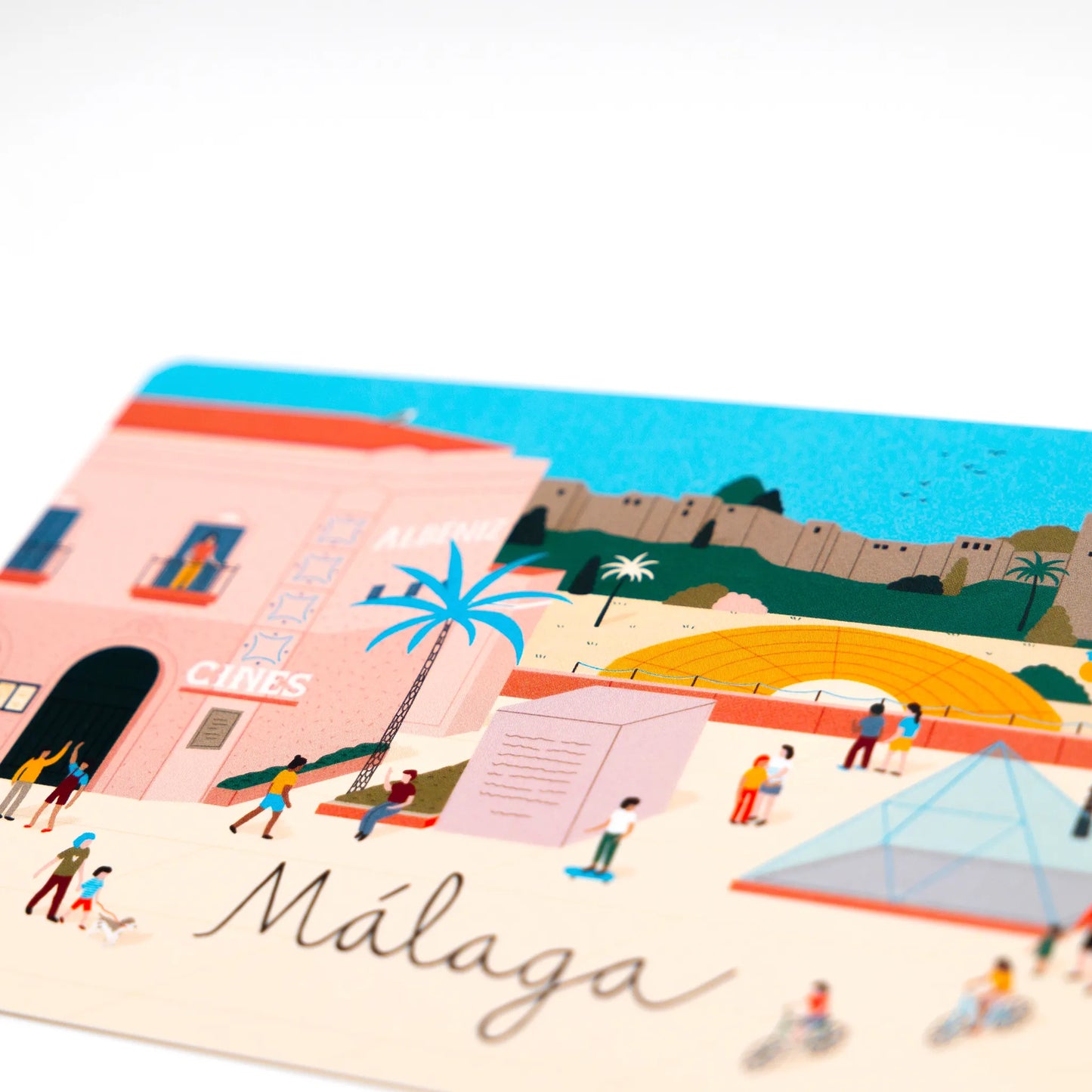 Postcard Roman Theatre Malaga