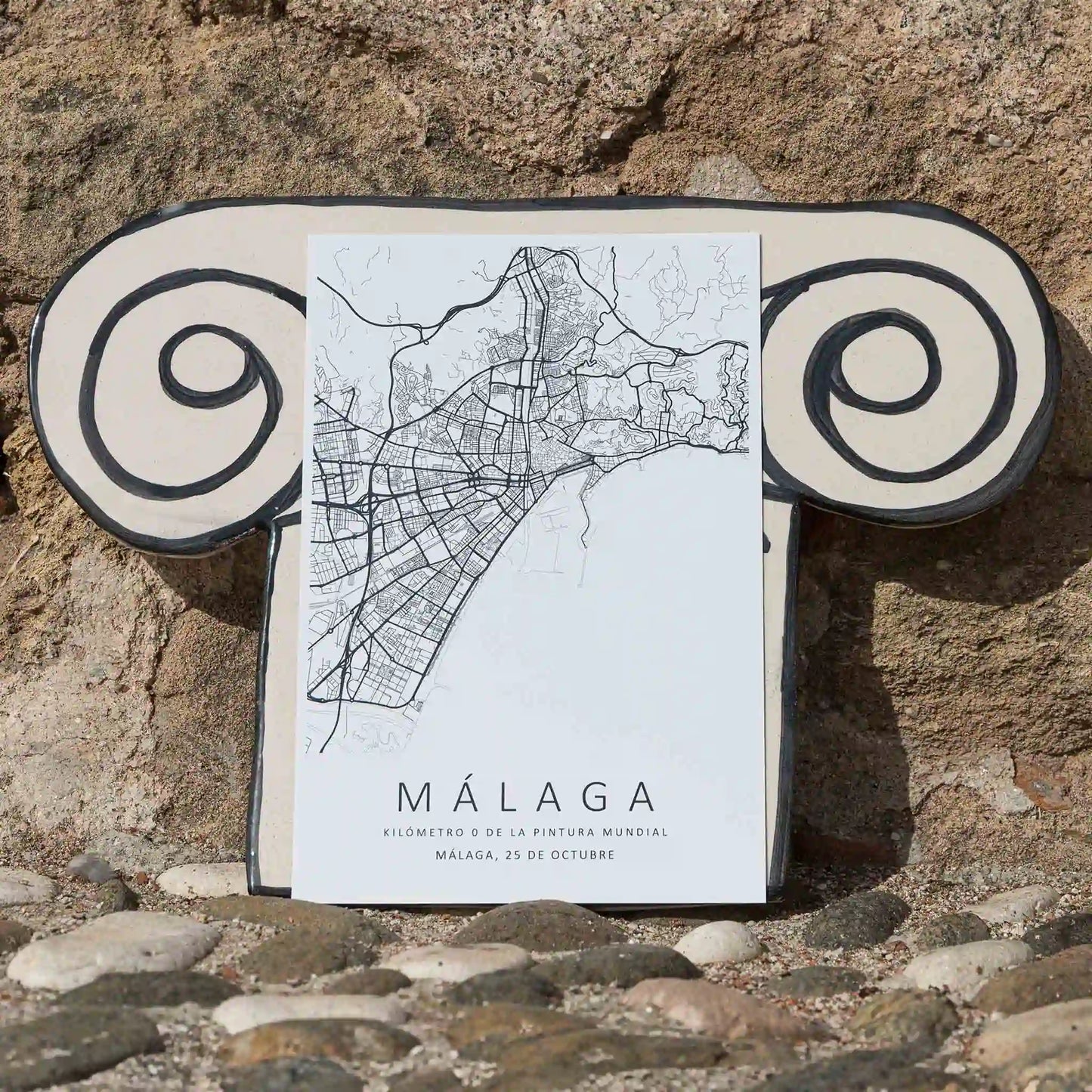 Lámina Mapa Málaga E