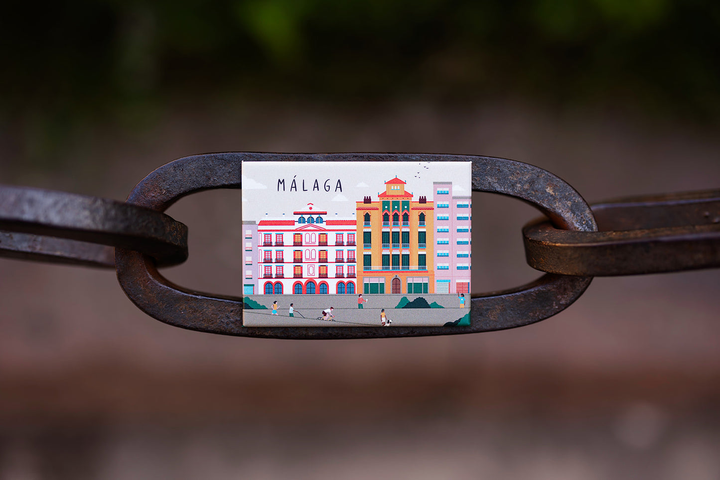 Imán Rectangular Av de la Rosaleda