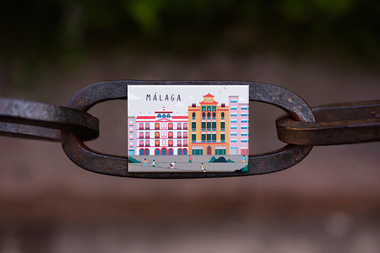 Imán Rectangular Av de la Rosaleda (vm)