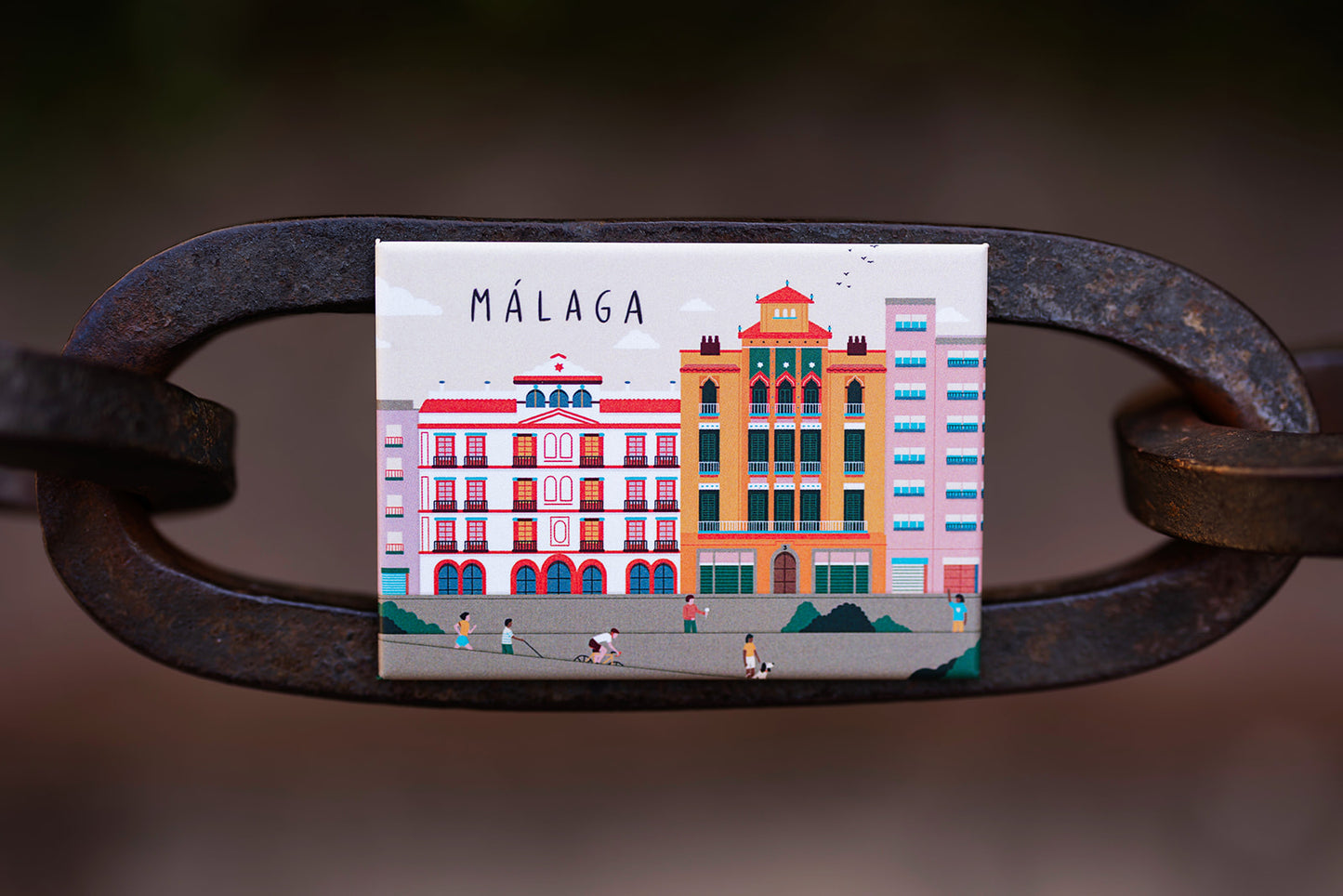 Imán Rectangular Av de la Rosaleda