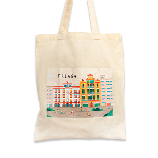 Tote Bag avenida de la Rosaleda Málaga