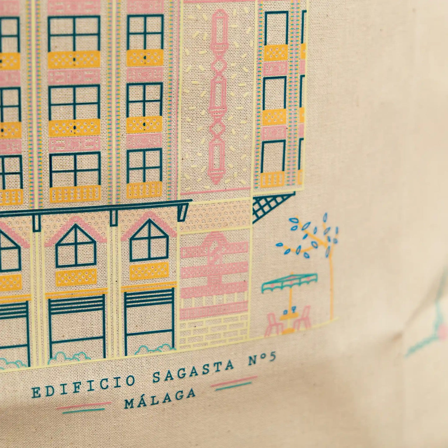 Tote Bag Sagasta Building Malaga