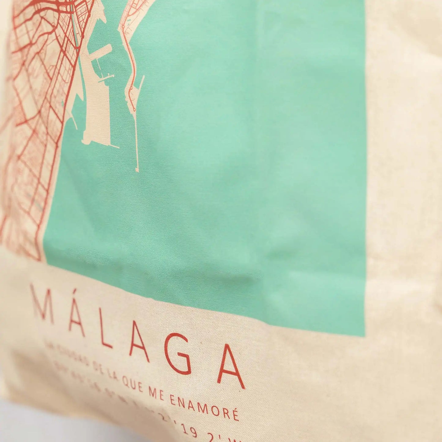 Tote Bag Mapa Málaga C