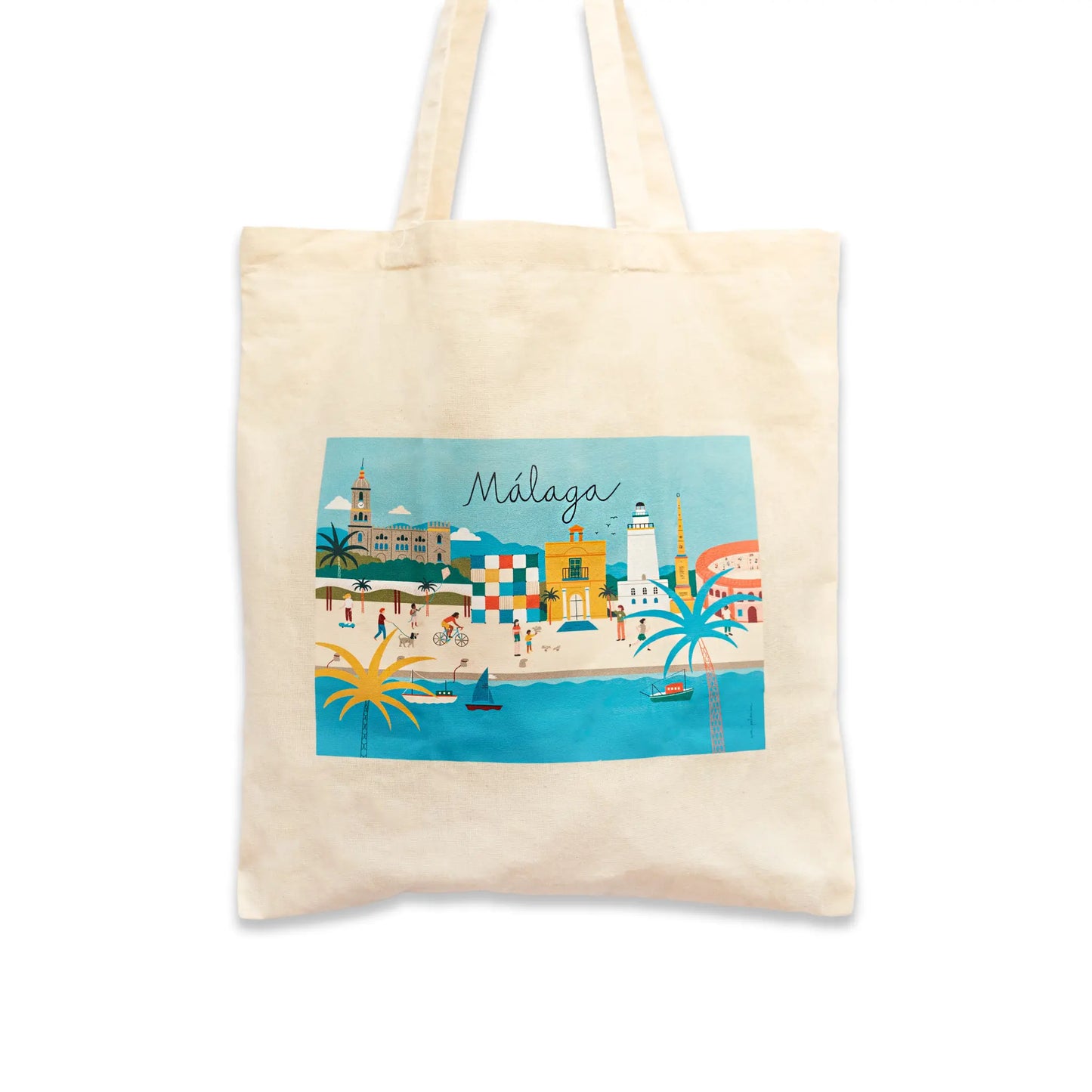 Tote Bag Muelle Uno Skyline Málaga