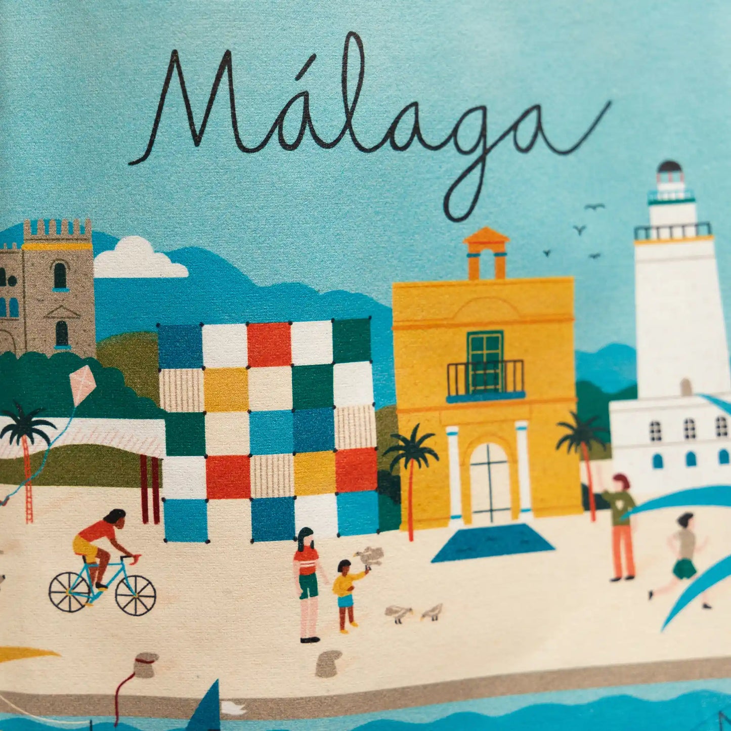 Tote Bag Muelle Uno Skyline Málaga