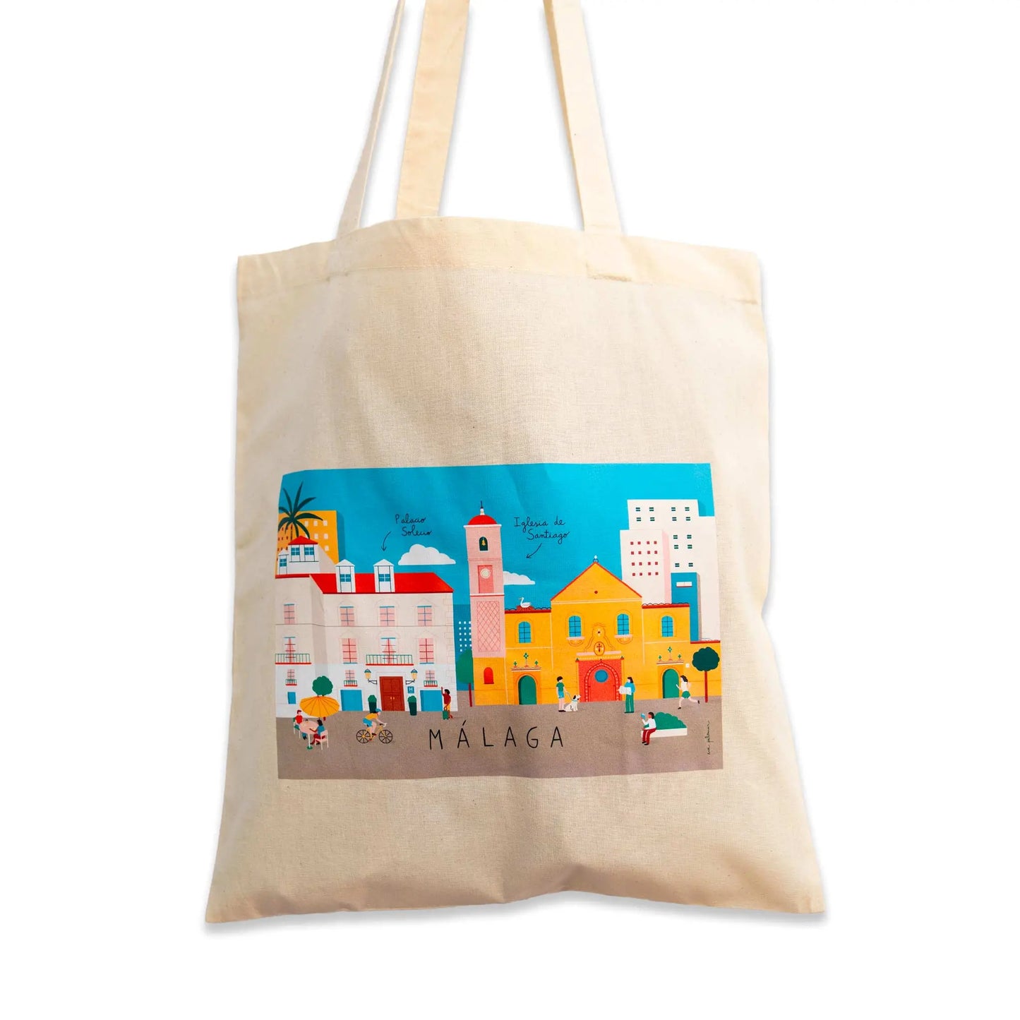 Tote Bag Iglesia de Santiago Málaga