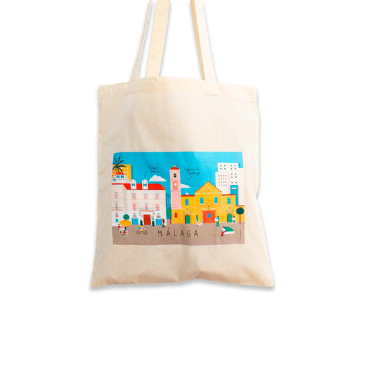 Tote Bag Iglesia de Santiago Málaga