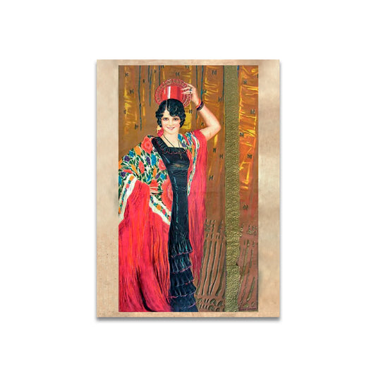 Postal Flamenca Temporánea