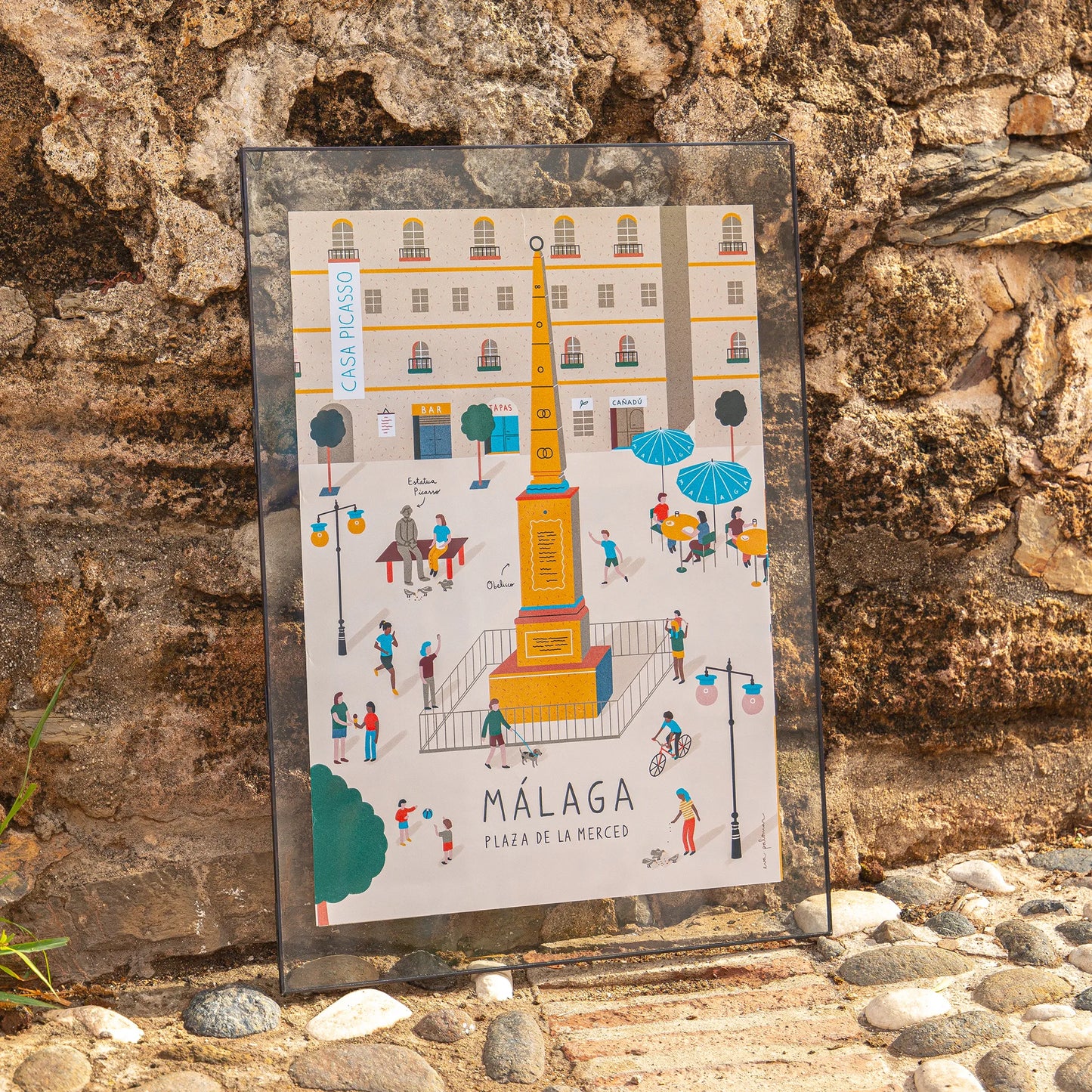 Póster Plaza Merced