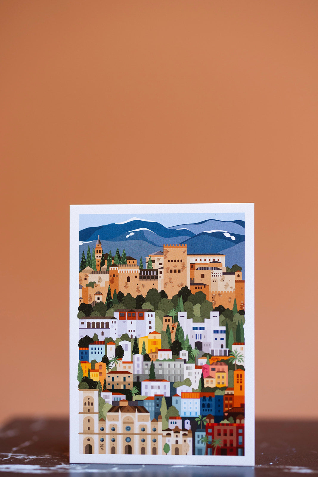 Postal GRANADA The city works